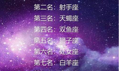 星座排行谁最厉害_星座谁最厉害?