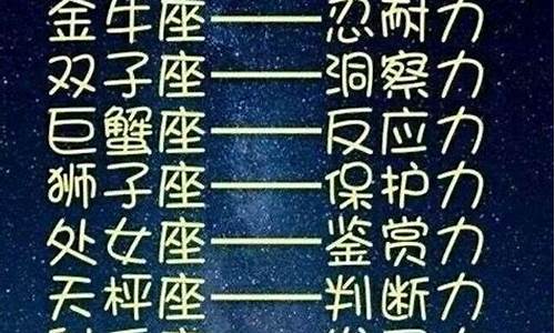 12星座耐心排名_十二星座忍耐力排行榜