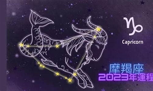 摩羯座2023年星座运势图_摩羯座2023年星座运势